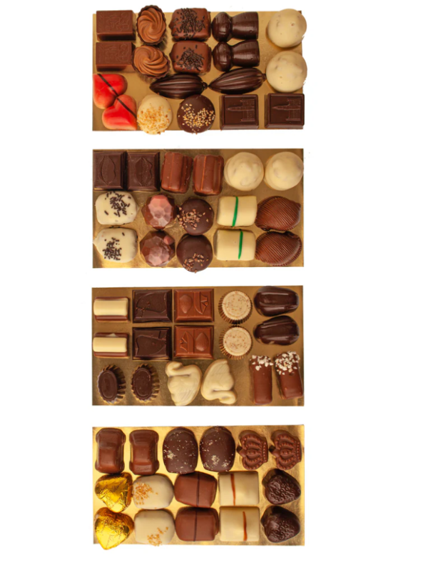 Czekoladki belgijskie w świątecznej balotynce 1 kg - obrazek 2