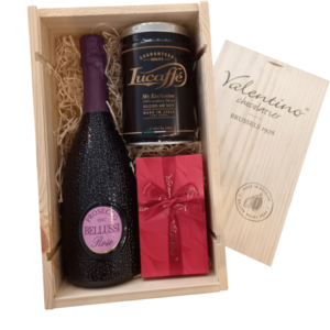 belgijskie słodycze i prosecco