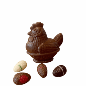 kura z belgijskiej czekolady