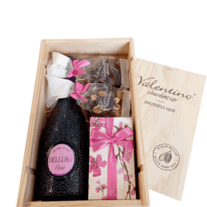 belgijskie czekoladki i prosecco